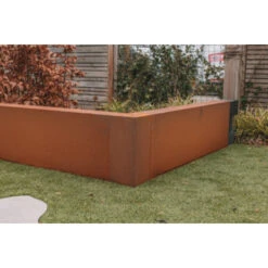 Overzetprofiel Hoek Corten Staal Voor Stapelblokken 17x45x12 Cm -Gardena Verkoop 123 1143