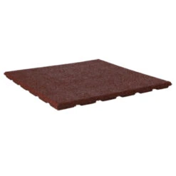 Rubber Tegel Rood 50x50x3 Cm -Gardena Verkoop 123 1226