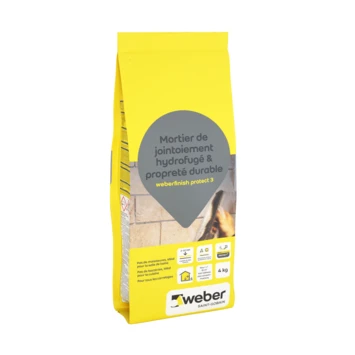 Weber Finish Protect 3 Voegmiddel Antraciet 4kg 4 Weber Finish Protect 3 Voegmiddel Antraciet 4kg - Afbeelding 2