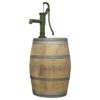 Houten Regenton Eiken 225 Liter Met Gietijzeren Handpomp -Gardena Verkoop 123 139