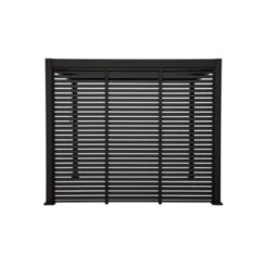 Zijwand Louvre Voor Pergola Classic & Deluxe Zwart 360 Series