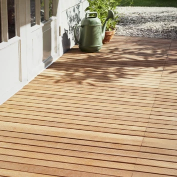 Vlondertegel Glad Hardhout Ca. 100x100 Cm 4 Vlondertegel Glad Hardhout Ca. 100x100 Cm - Afbeelding 2