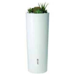 Garantia Regenton Met Plantenbak Wit 350 Liter