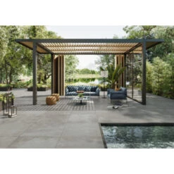 Keramische Terrastegel Bergen Grijs 90x90x2 Cm -Gardena Verkoop 123 1573