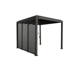 Zijwand Louvre Voor Pergola Classic & Deluxe Zwart 360 Series -Gardena Verkoop 123 16