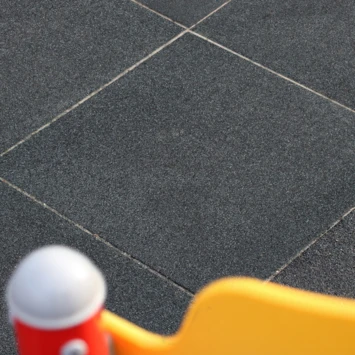 Rubber Tegel Zwart 50x50x2,5 Cm 5 Rubber Tegel Zwart 50x50x2,5 Cm - Afbeelding 3