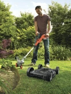 Black & Decker BLACK+DECKER 18V 3-in-1 Strimmer LI-ION 20 Cm Incl. 2,0Ah Accu + Lader -Gardena Verkoop 123 1996