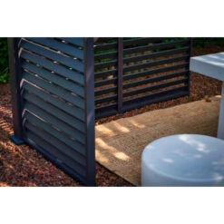 Zijwand Louvre Voor Pergola Classic & Deluxe Zwart 360 Series -Gardena Verkoop 123 20
