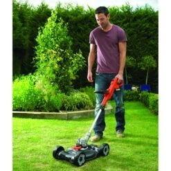 Black & Decker BLACK+DECKER 18V 3-in-1 Strimmer LI-ION 20 Cm Incl. 2,0Ah Accu + Lader -Gardena Verkoop 123 2000