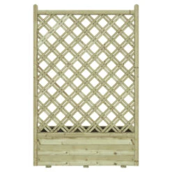Bloembak Met Dubbele Trellis 90x40 Cm -Gardena Verkoop 123 204