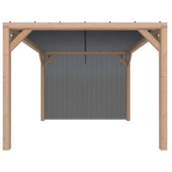 Pergola Silvano Douglas Incl. Schaduwdoek & Zijdoek 324x324 Cm -Gardena Verkoop 123 28
