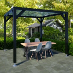 Pergola Silvano Zwart -Gardena Verkoop 123 297