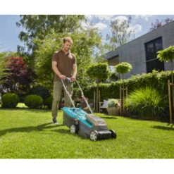 Gardena 2x18V Grasmaaier 32cm Powermax 32/36V (Incl 2 Accu's 2.5Ah + Oplader) -Gardena Verkoop 123 3055