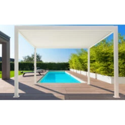 Pergola Classic Wit 3x4m 11 Pergola Classic Wit 3x4m -Gardena Verkoop 123 311