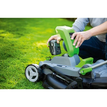 LUX 20V Accu Grasmaaier 33cm Incl. 2 Accu's 4,0Ah + Lader 10 LUX 20V Accu Grasmaaier 33cm Incl. 2 Accu's 4,0Ah + Lader - Afbeelding 8