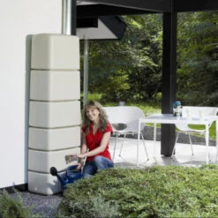 Muurregenton Slim Zand 300 Liter -Gardena Verkoop 123 317