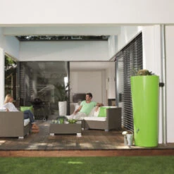 Garantia Regenton Met Plantenbak Appelgroen 350 Liter -Gardena Verkoop 123 320