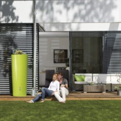 Garantia Regenton Met Plantenbak Appelgroen 350 Liter -Gardena Verkoop 123 321