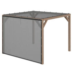 Pergola Silvano Douglas Incl. Schaduwdoek & Zijdoek 324x324 Cm -Gardena Verkoop 123 33