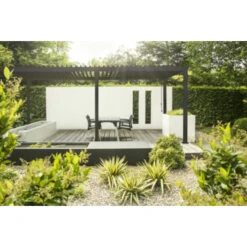 Pergola Deluxe Zwart 3,6x7,2m -Gardena Verkoop 123 342