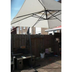 Zweefparasol Florida Vierkant Ecru 250x250 Cm -Gardena Verkoop 123 3467