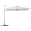 Zweefparasol Ibiza Wit Vierkant Ø300 Cm -Gardena Verkoop 123 3471