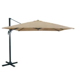 Zweefparasol Ibiza Taupe Vierkant Ø300 Cm