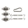 Schaduwdoek Bevestigingset Driehoek RVS -Gardena Verkoop 123 3501