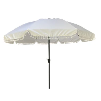 Parasol Marrakesh Wit Ø250 Cm 3 Parasol Marrakesh Wit Ø250 Cm