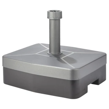 Parasolvoet Luxe Kunststof Antraciet Vulbaar - 40 Kg 3 Parasolvoet Luxe Kunststof Antraciet Vulbaar - 40 Kg