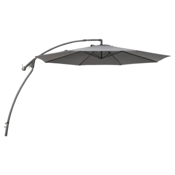 Zweefparasol Florida Antraciet Ø300 Cm 3 Zweefparasol Florida Antraciet Ø300 Cm