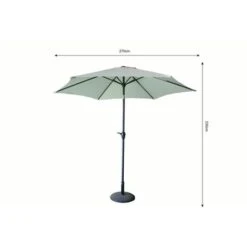 Parasol Florida Taupe Ø270 Cm 5 Parasol Florida Taupe Ø270 Cm -Gardena Verkoop 123 3537