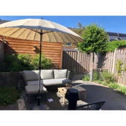 Parasol Shanghai Zand Ø250 Cm -Gardena Verkoop 123 3566