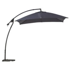 Zweefparasol Florida Vierkant Antraciet 250x250 Cm