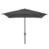 Parasol Ibiza Zwart Vierkant Ø250 Cm -Gardena Verkoop 123 3591
