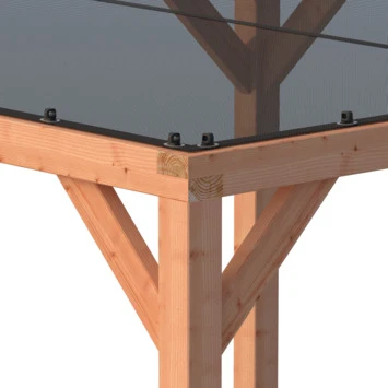 Pergola Silvano Douglas Met Schaduwdoek 324x324 Cm 7 Pergola Silvano Douglas Met Schaduwdoek 324x324 Cm - Afbeelding 5