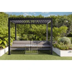 Pergola Basic Zwart 3x3m -Gardena Verkoop 123 434