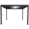 Pergola Deluxe Zwart 3,6x4m 2 Pergola Deluxe Zwart 3,6x4m -Gardena Verkoop 123 468