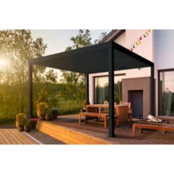 Pergola Deluxe Zwart 3,6x4m 9 Pergola Deluxe Zwart 3,6x4m -Gardena Verkoop 123 471