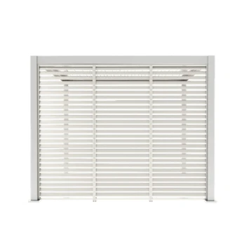 Zijwand Louvre Voor Pergola Classic & Deluxe Wit 400 Series 5 Zijwand Louvre Voor Pergola Classic & Deluxe Wit 400 Series - Afbeelding 3