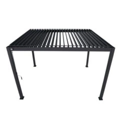 Pergola Deluxe Zwart 3x3,6m -Gardena Verkoop 123 521