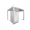 Zijwand Louvre Voor Pergola Classic & Deluxe Wit 300 Series -Gardena Verkoop 123 71