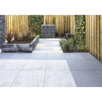 Keramische Terrastegel Kerastrada Cerajoy Grijs 60x60x3 Cm 4 Keramische Terrastegel Kerastrada Cerajoy Grijs 60x60x3 Cm - Afbeelding 2